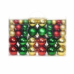 Détails Sur Vidaxl 100x Boules De Noël Rougedorévert Ornements Sapin Arbre Décor Maison