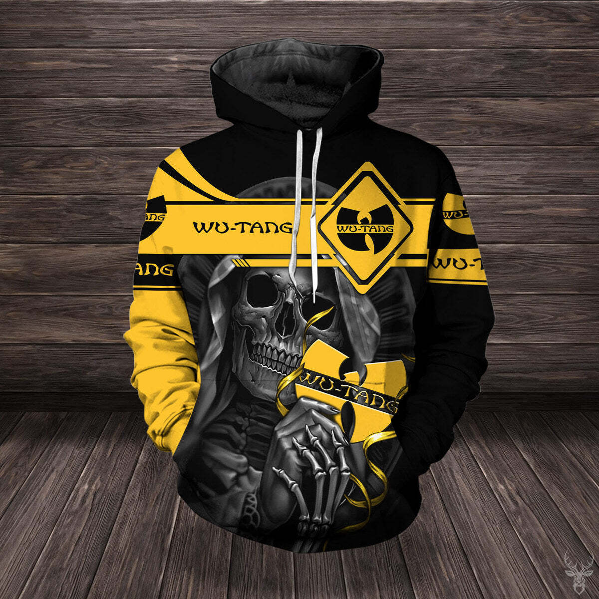 Personalized Music Skull Wu-Tang Premium Hoodie 3D Fan Made Gift Orange  Dark | eBay