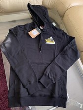 Image of Brand New Mens The North Face playful 3D effect Logo Branded Hoodie Black Medium