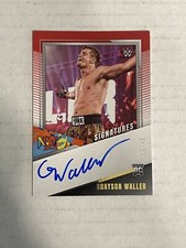2022 Panini WWE NXT Signatures Red NS-GWL Grayson Waller RC Auto 19/49 Autograph