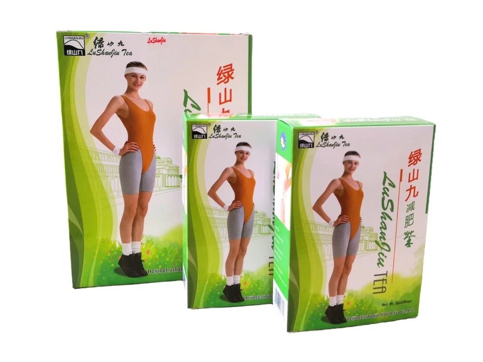 LuShanJiu Chinese Slimming Tea Dieter 80 bags Lose Weight Oolong Tea 4 Packs