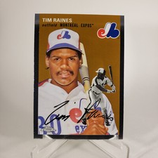 2023 Chrome Platinum Anniversary Base #428 Tim Raines Montréal Expos