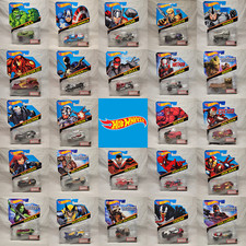 2014 Hot Wheels MARVEL Character Cars COMPLETE SET Mattel NIB NOC