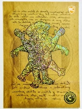 LEONARDO Da VINCI  #9  2024 Cardsmiths Currency SERIES 3 CRYSTAL SPARKLE Holo