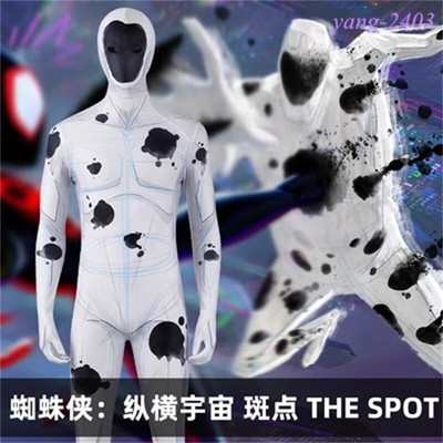 Manles Spider Man The Spot Cosplay Costume Bodysuit Face Mask Halloween Suit 