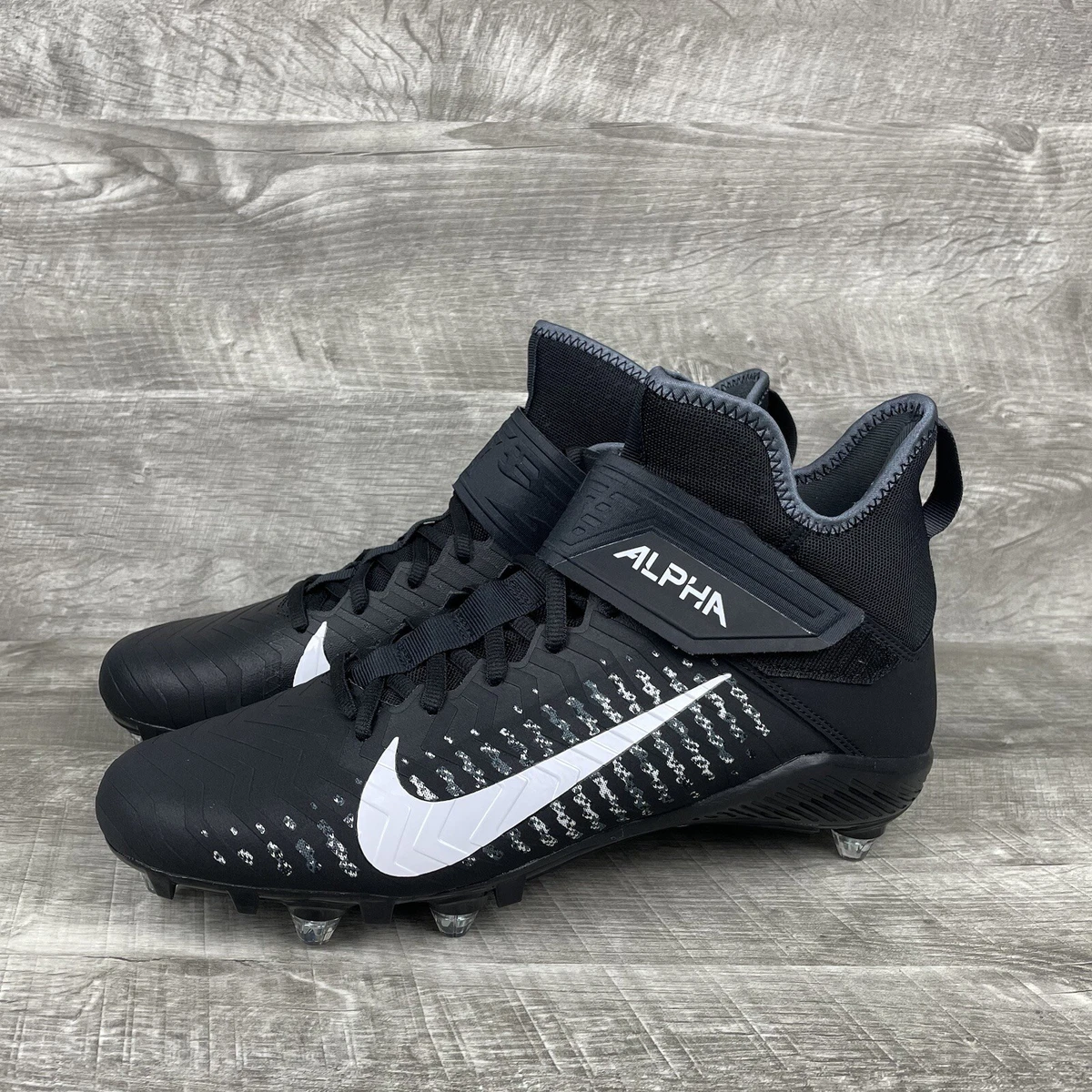 Preços baixos em Nike Alpha Menace Pro 2.0 Black White | eBay
