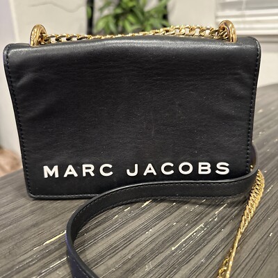 Marc Jacobs Chain Shoulder Bag M0015016 001 Black | eBay