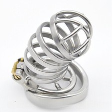 Stainless Steel Metal Male Peni Chastity Device Locks Rings Chastity Cage