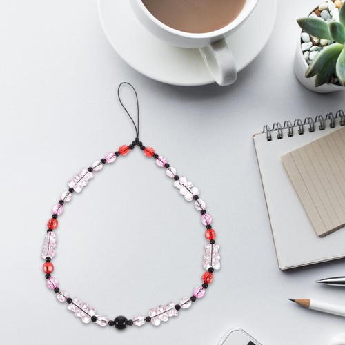 Crystal Beaded Mobile Phone Chain Charm Wrist Strap Hanging Rope - 第 8/9 張圖片