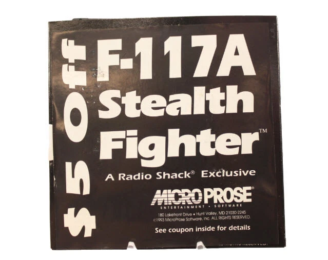 Nighthawk F-117A Stealth Fighter 2.0 PC IBM 3.5 Floppy Disc NEW-OLD STOCK - Image 2 of 4
