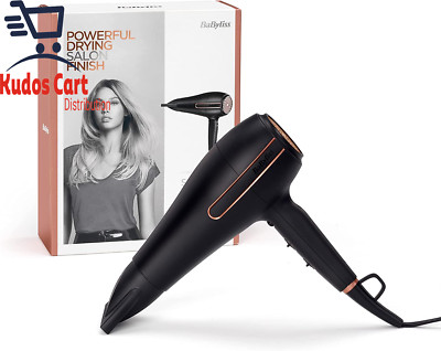 BaByliss Super Power 2400W Haartrockner Profi Motor Stark Schneller Luftstrom Neu