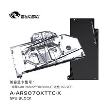 Bykski GPU Water Block Use For ASRock Radeon RX 9070 XT Taichi OC Video Card
