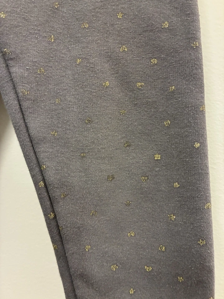 Calzas Carter's Niño Niña Dorado Brillo Corazones Acogedoras Polar Largo Completo Gris 6/6x Foto 4 de 4