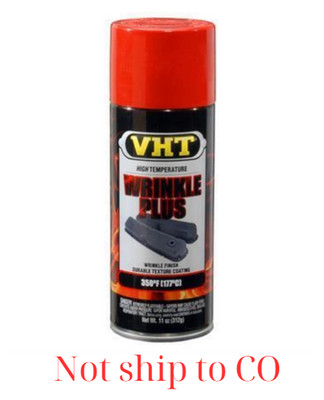 High Temperature Wrinkle Plus Paint   Red Spray Paint - 11 oz Aerosol Can
