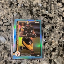 2025 Topps Chrome Aqua Parallel Jaylen Warren #253 Pittsburgh Steelers /299