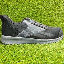 Reebok Sublite Legend Mens Size 12W Black Gray Composite Toe Safety Work Shoes