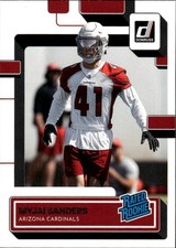 2022 Donruss Myjai Sanders #390 Arizona Cardinals 2J