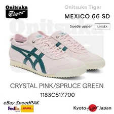 Onitsuka Tiger MEXICO 66 SD ( PINK/GREEN ) 1183C517.700 Suede 2025/SS New Model