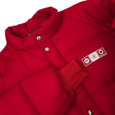 Pla Jac By Dunbrooke Puffer Jacket Men L Snap Front AC Delco GM Vtg 70s 80s Coat