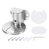 Magnet. TüRstopper, Verstellbar, Klebeband & Schrauben, Silber, 1 StüCk