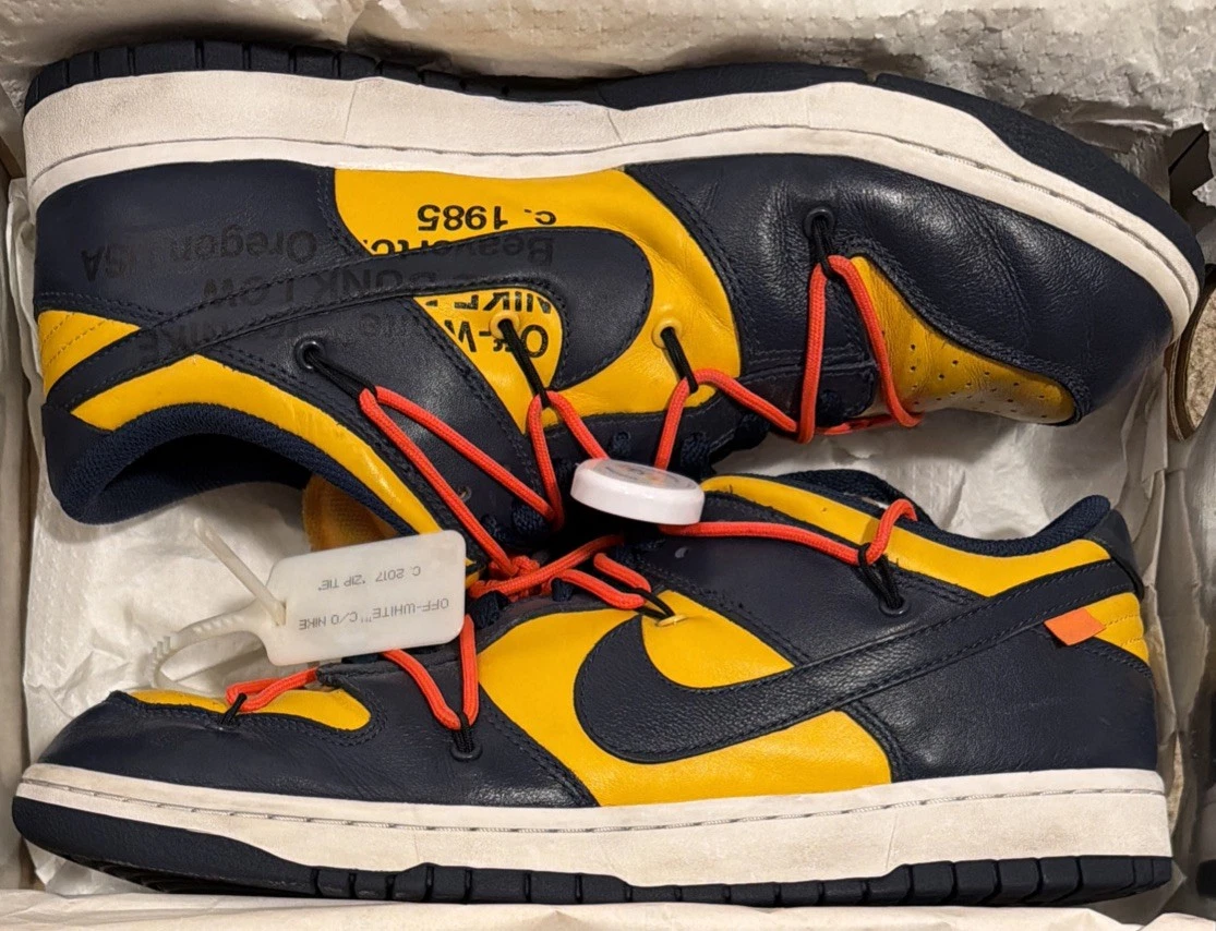Nike Dunk Low White University Gold for Sale | Authenticity