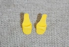 Vintage Barbie Yellow Open Toe Heels Japan