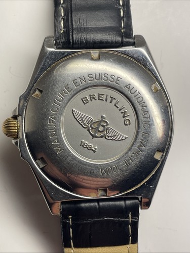 Breitling Wings Chronomat B10050 Watch Swiss Auto Steel & Gold Date Mens 38MM - 第 5/6 張圖片