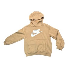 Nike Sportswear Hoodie Club Fleece Pullover Youth Kids Size 6 Cotton Color Hemp