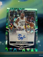 2024-25 Donruss Optic #SS-NOW Jaylen Nowell Signature Series Auto Seismic /35