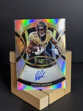 2025 Panini Select Juwan Johnson Silver Auto Saints No. SP-JJN