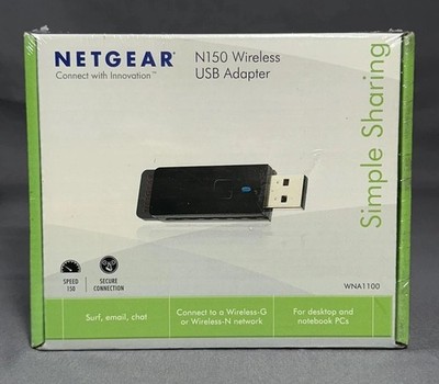 Netgear N150 WNA1100 Wireless USB Adapter Dongle New Sealed
