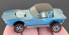 Vintage Hot Wheels Redline 1968 Light ICE Blue Python US - WHITE Int, EXCELLENT!