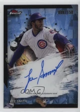 2024 Topps Finest Finest Auto Sky Blue Refractor /150 Lee Smith #FA-LS Auto HOF