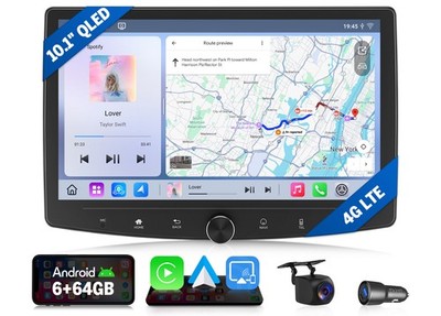 UX6SK2 Plus 10,1'' QLED 6+64 Android Auto 13 Autoradio 2 DIN 4G GPS Radio CarPlay