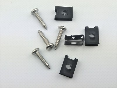 Vespa PX125 T5 Steuersatz oben & unten Montagesatz Set 4 Schrauben & Clips