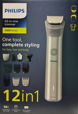 Philips MG5950/15 Series 5000 All-in-One Trimmer, 12-in-1 Multigroom Trimmer NEU