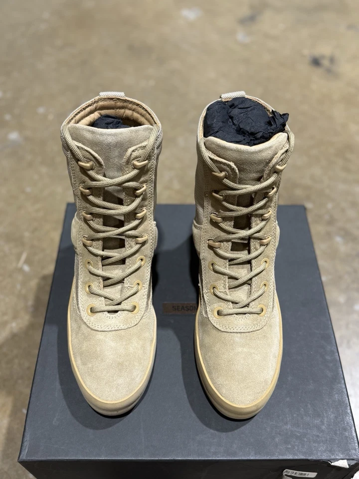 * Yeezy сезон 3 военные рок ботинки | размер ЕС 37 совершенно новый чрезвычайно редкая KW2581 - Изображение 3 из 4