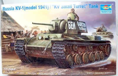 TRUMPETER 00356 1/335 Russian  KV-1 ''small turret'' Tank