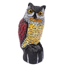 Owl decoy Bird deterrent Pigeon scarer Balcony