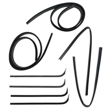 8 pc Side Window Weatherstrip Sweep Set Kit for 71-72 F100 F150 F250 F350 Truck