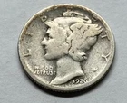 1926-S Silver Mercury Dime Good Condition
