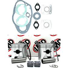 Suzuki T250 GT250X6 12110-18402 Piston Kits Bearings Gasket (2) +0.5mm / 54.50mm