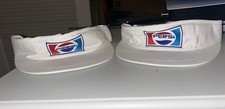 Lot of (2) Vintage Pepsi Visors by Yupoong Embroidered