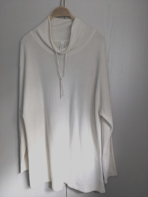 Gerry Weber Edition, Long-Pullover Damen, Langarm, Gr. XL, Wollweiß - *NEU*