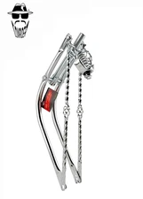Original Lowrider 26" Chrome Deluxe Drop-Down Springer Fork w/ Cage Twisted Bars