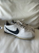 Nike Cortez White Black Leather Low Top Sneakers Athletic Shoes