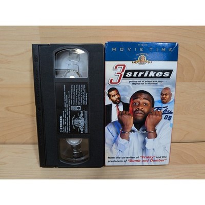 3 Strikes VHS 2000 MGM !1 FREE When You Buy 2!
