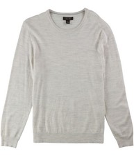 Tasso Elba Mens LS Pullover Sweater, sesamehthr, M