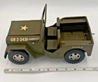 Vintage 1960s Tonka US Army Jeep GR 2-2431 Pressed Steel
