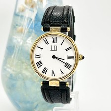 Dunhill Starrings Silver Vintage Quartz Watch from Japan